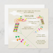 Invitation Plus haut - anniversaire invitations-4 de (Devant / Derrière)