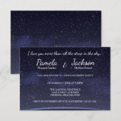 Invitation Plus Que Tous Les Étoiles-3x5Invitation Du Parti E (Devant / Derrière)