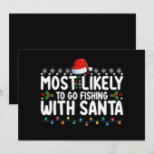 Invitation Plus susceptible d'aller à la pêche avec le Père N (Devant / Derrière)