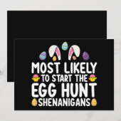 Invitation Plus susceptible de déclencher les Shenanigans de  (Devant / Derrière)