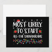 Invitation Plus susceptible de déclencher les Shenanigans de  (Devant / Derrière)