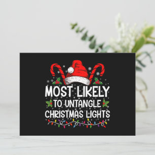 Invitation Plus susceptible de démêler les lumières de Noël a