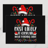 Invitation Plus Susceptible de Se Plaindre de la Chemise de N (Devant / Derrière)