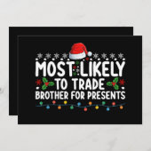 Invitation Plus susceptible d'échanger son frère contre des c (Devant / Derrière)