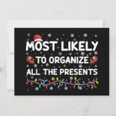 Invitation Plus susceptible d'organiser tous les cadeaux de N (Devant)