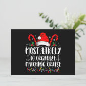 Invitation Plus susceptible d'organiser une croisière assorti (Debout devant)