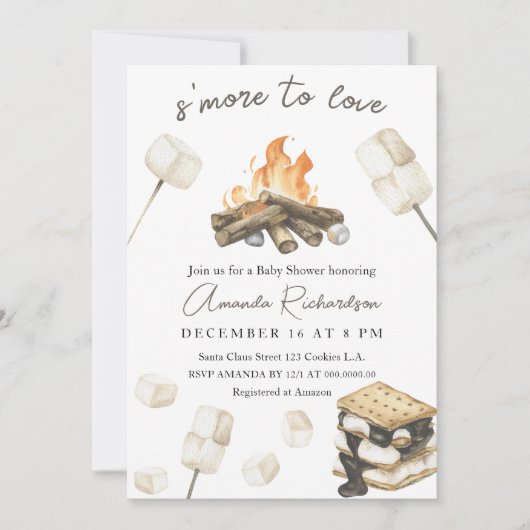 Invitation Plutôt aimer le Baby shower (Devant)