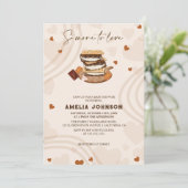 Invitation Plutôt aimer le Baby shower de boho neutre pour le (Debout devant)