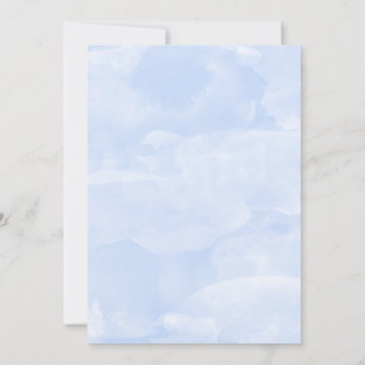 Invitation Plutôt Oubliez-Moi Non Mariage Floral (Dos)