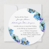 Invitation Plutôt Oubliez-Moi Pas Les Fleurs Mariage (Devant)