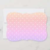 Invitation Poche d'anniversaire de Ballerina (Dos)