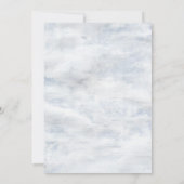 Invitation pochoir rustique botanique élégant mariage (Dos)