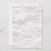 Invitation pochoir rustique botanique élégant Mariage Invitat (Dos)