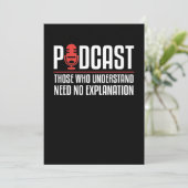 Invitation Podcast Ceux qui comprennent les podcasts (Debout devant)