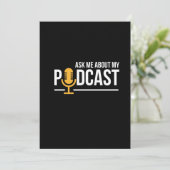 Invitation Podcasts pour Podcasts (Debout devant)
