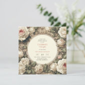 Invitation Poème commémoratif de la fête de la vie des Roses  (Debout devant)