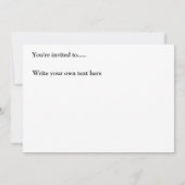 Invitation Poésie - Soleil levant (Dos)