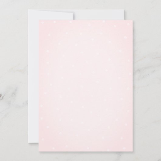 Invitation Poignée à la main Bow Elegant Frame Dots (Dos)