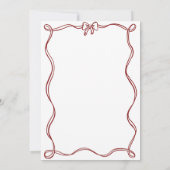 Invitation Poignée à la main qui est Amore Fête des mariées d (Dos)