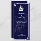 Invitation Poignée d'Asatru (Devant / Derrière)