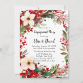 Invitation Poinsettia Wreath (Devant)
