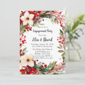 Invitation Poinsettia Wreath (Debout devant)