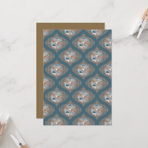 Invitation Point d'accentuation Abstrait imprimable Mandala O