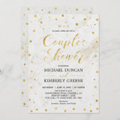 Invitation Point de marbre et de polka | Wedding shower moder (Devant / Derrière)