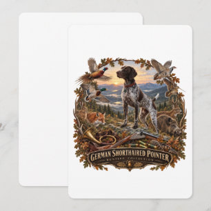 Invitation Pointer allemand - Collection de chasse