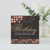 Invitation Points Chocolat Soirée Disco Soirée Anniversaire I (Debout devant)