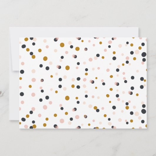 Invitation Points Confetti Rose & Or Confetti Bridal Shower I (Dos)