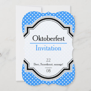 Invitation Points de Polka d'Oktoberfest