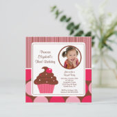 Invitation Points de rose de cerise d'invitation (Debout devant)