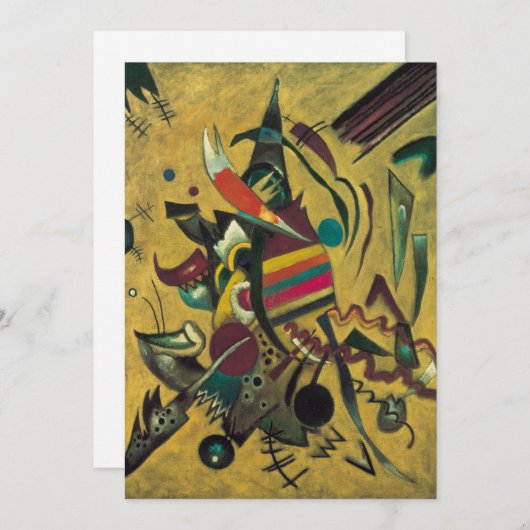 Invitation Points de Wassily Kandinsky, Expressionnisme Vinta (Devant / Derrière)