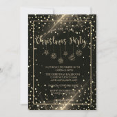 Invitation Points Dorés, Fête de Noël de la société Christmas (Devant)