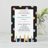 Invitation Points et bougies du 55e anniversaire de Surprise (Debout devant)