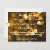 Invitation Points Faux Gold Glittering Fab Confetti Sparkles (Devant)