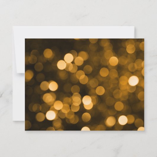 Invitation Points Faux Gold Glittering Fab Confetti Sparkles (Dos)