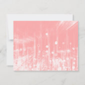 Invitation Points Faux Pink Glittering Fab Confetti Sparkles (Dos)