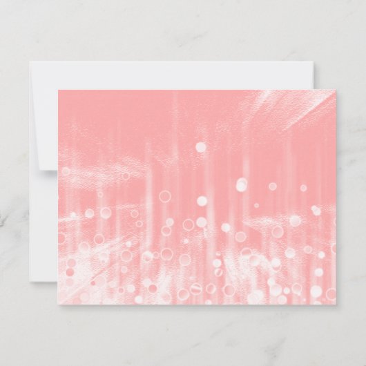 Invitation Points Faux Pink Glittering Fab Confetti Sparkles (Dos)