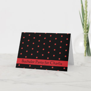 Invitation : Points noirs et rouges