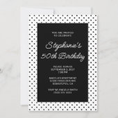 Invitation Points Noirs Minuscules 50e Anniversaire (Devant)