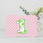 Invitation Points nommés faits sur commande 7 de shamrock du (Debout devant)