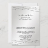 Invitation Points Platinum 20e anniversaire de Mariage (Devant)
