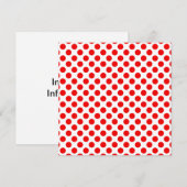 Invitation Points rouges (Devant / Derrière)