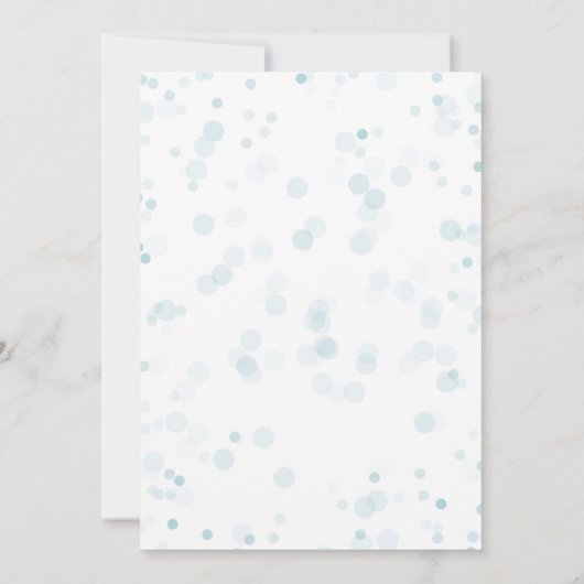 Invitation Points turquoises Rose Or Géométrique Moderne Swee (Dos)