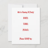 Invitation "POINTSETTIA" (Dos)