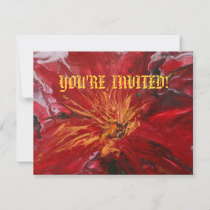 Invitation "POINTSETTIA"