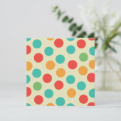Invitation Pois (Debout devant)