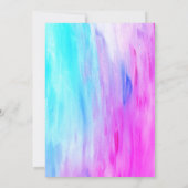 Invitation Pois Bat mitzvah Parties scintillant Turquoise, Ho (Dos)